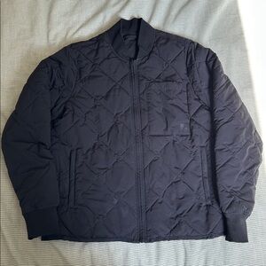 Frank And Oak Black Quilted Jacket